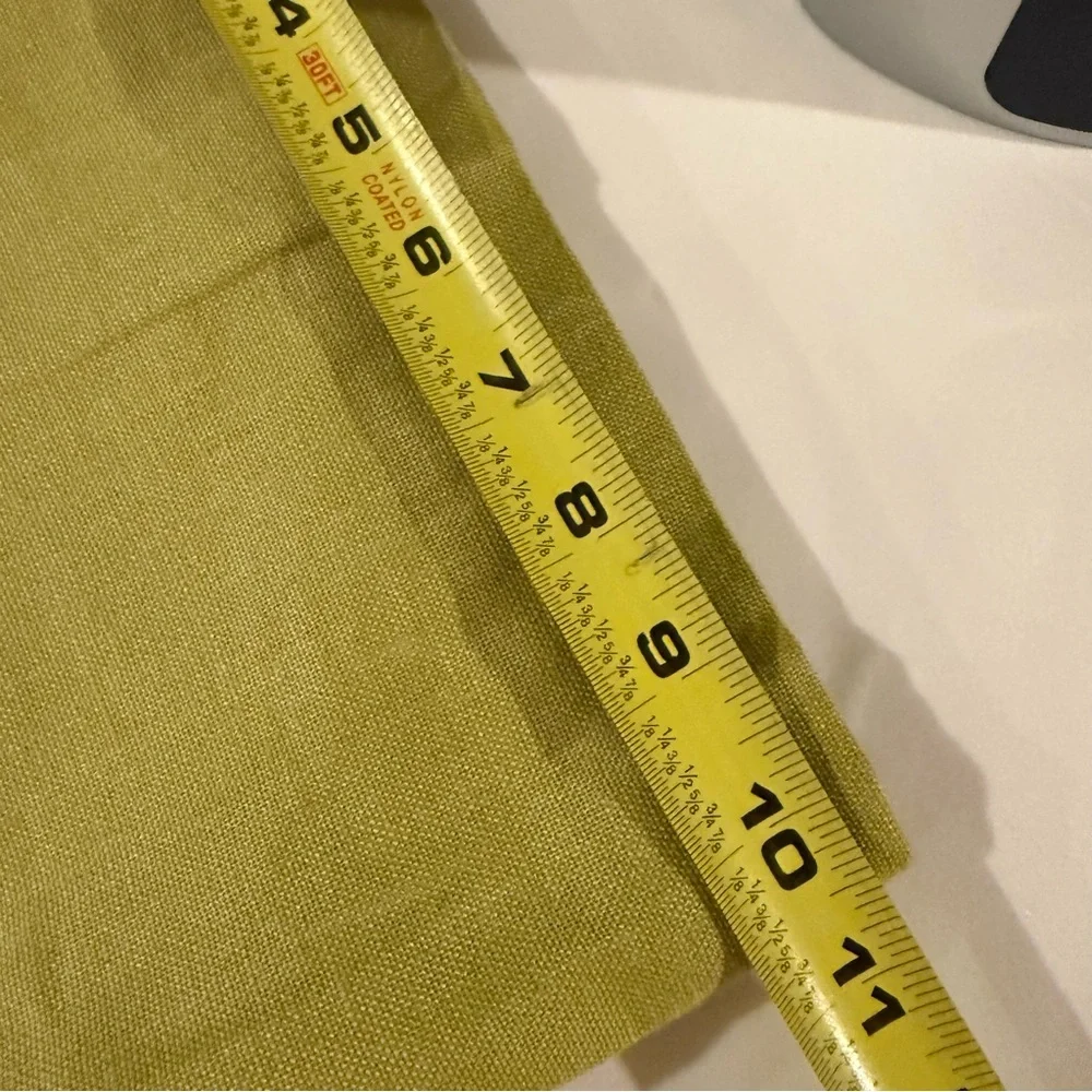 Talbots, Trish Linen Lime Green Wide Leg Linen Pants – Size 10P - Picture 12 of 13